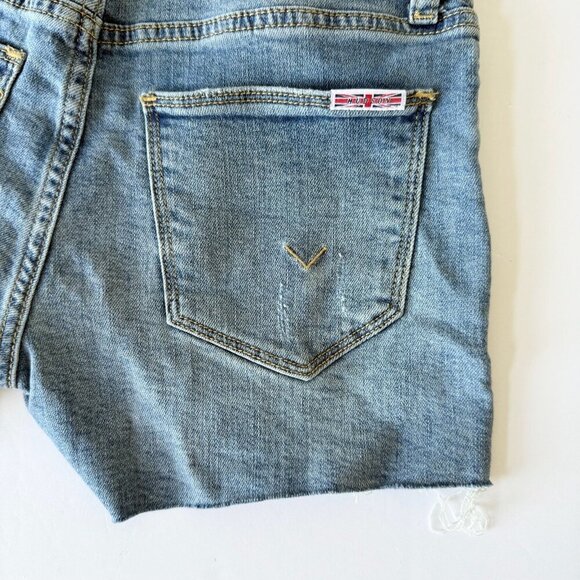 Hudson Jeans Women’s Gracie Star Struck Midrise Cutoff Denim Jean Shorts Size 24 - Picture 6 of 10
